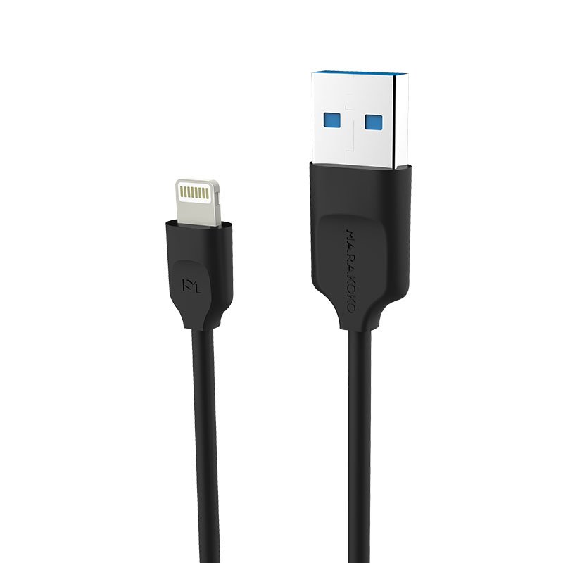 MARAKOKO MCB4 Lightning Cable 1M(3.3ft) Black and White Lightning Cables image17