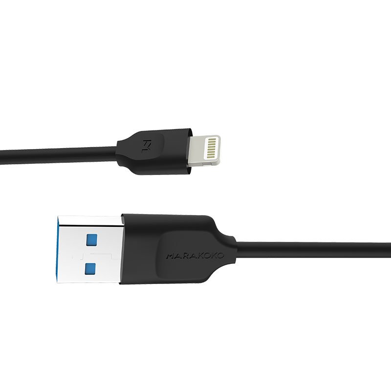MARAKOKO MCB4 Lightning Cable 1M(3.3ft) Black and White Lightning Cables image17