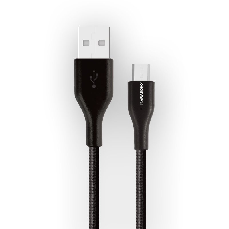 MARAKOKO MCB11 Nylon Micro USB Cable 1.5M(4.9ft) Black Android Cables image8