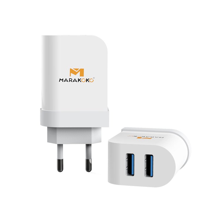 MARAKOKO Marakoko Charger For Sale Portable Cell Phone Charger 2 USB Adapter M-AC05 Wall Chargers image43