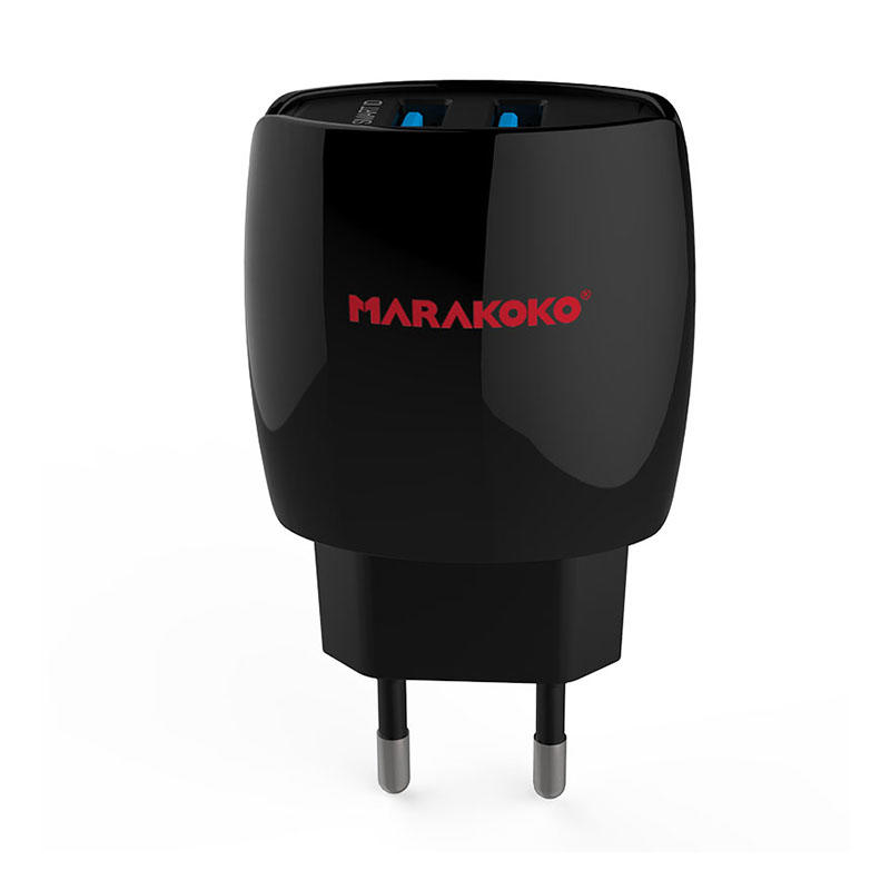 MA1 2-port USB Wall Charger 2.4A Output EU Plug
