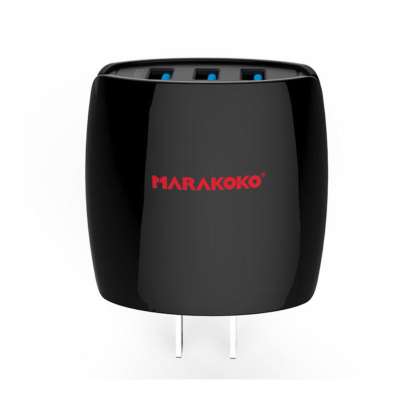 MA6 3-port USB Wall Charger 3.4A Output US Plug
