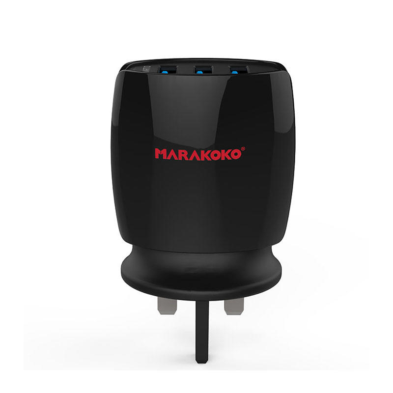 MA7 3-port USB Wall Charger 3.4A Output UK Plug