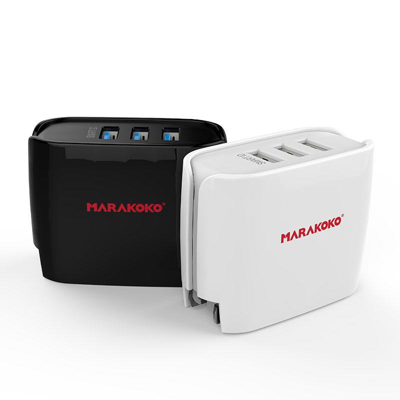 MA10 3 USB Wall Charger 4.0A Output US, EU, UK Plugs